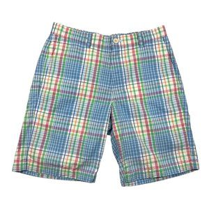 Vineyard Vines Shorts Men 30 Multicolor Plaid Pastel Breaker Preppy Golf